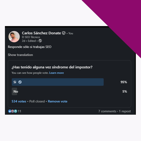 Síndrome del impostor en el SEO
